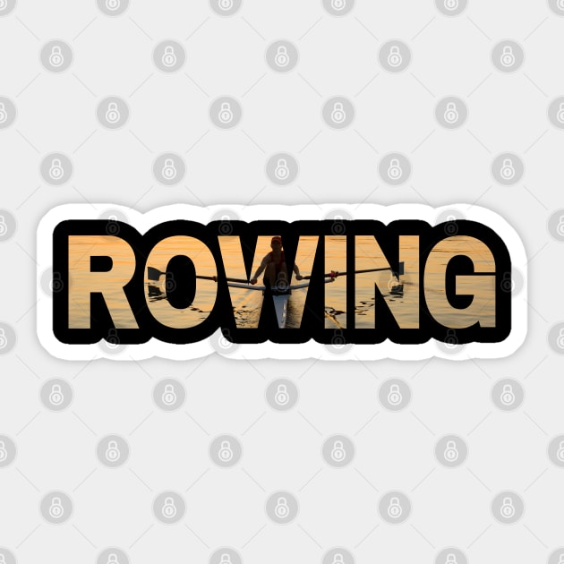 Rowing graphic design Sticker by RowingParadise